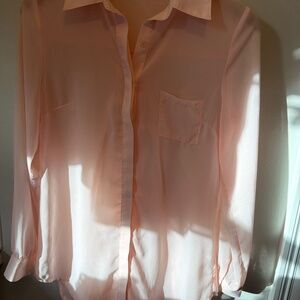 Blouse sheer pink